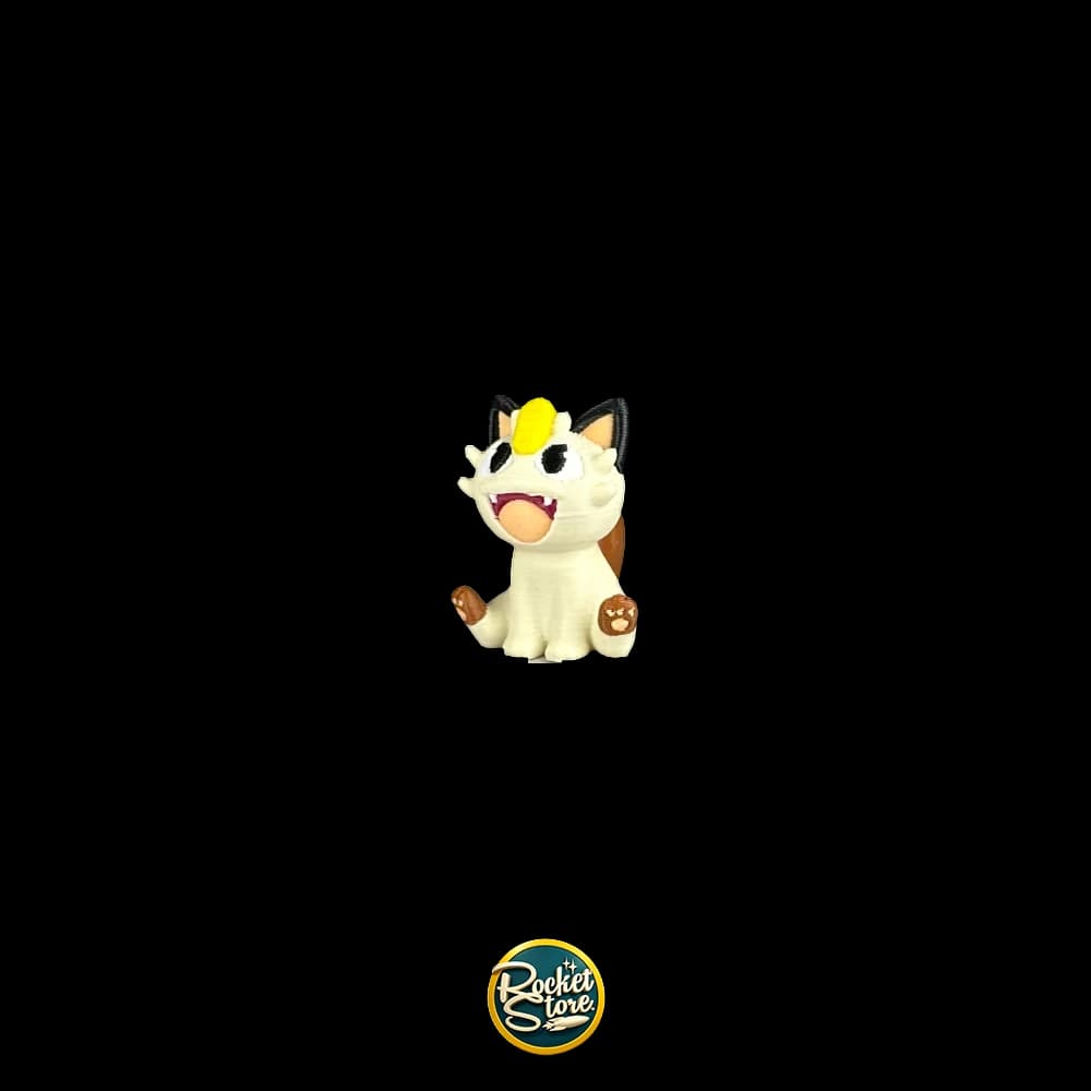 Figura Pokémon Meowth #052 - Impresión 3D 2"
