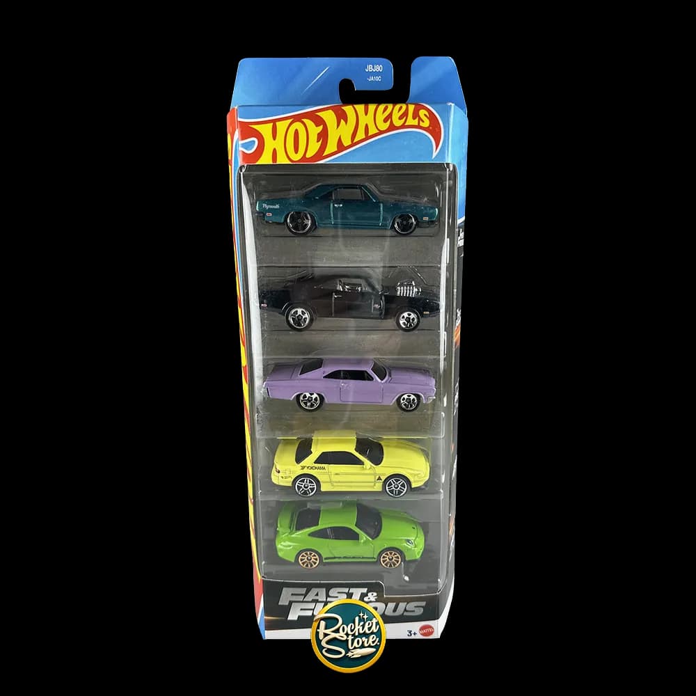 Hot Wheels Fast & Furious - Set x5 Carros