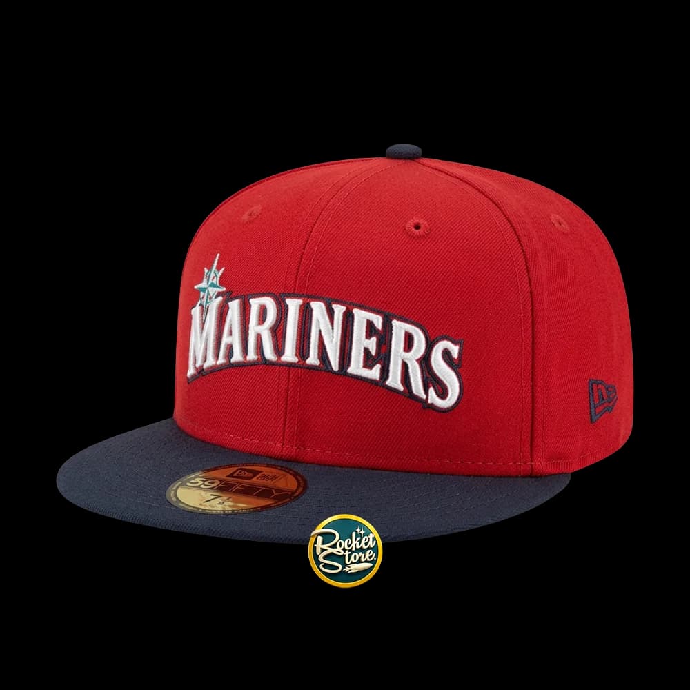 Gorra Seattle Mariners MLB Bicolor (Azul Marino / Roja / Fitted)