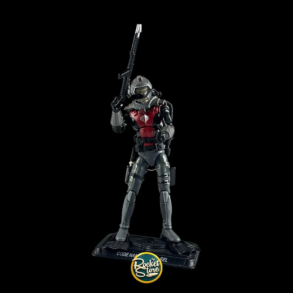 GI Joe Cobra Soldado Negro y Rojo 3.75"