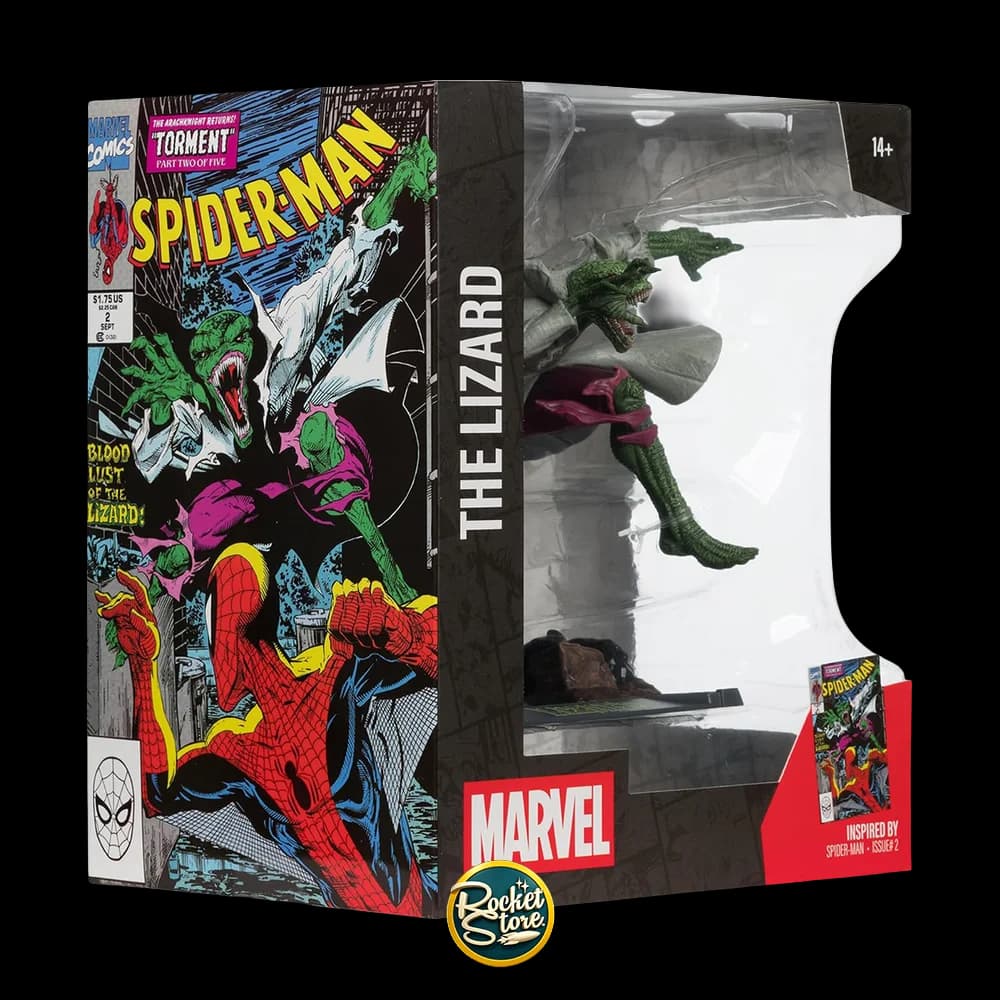 Figura The Lizard 1:10 con Diorama Spider-Man #2 - McFarlane Toys