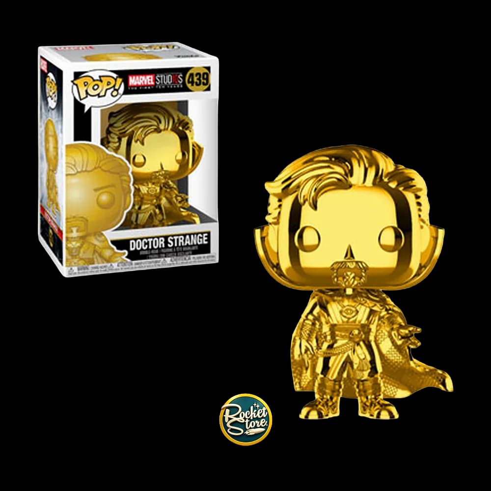 Funko Pop! Marvel Studios 10 #439 - Doctor Strange (Gold Chrome)