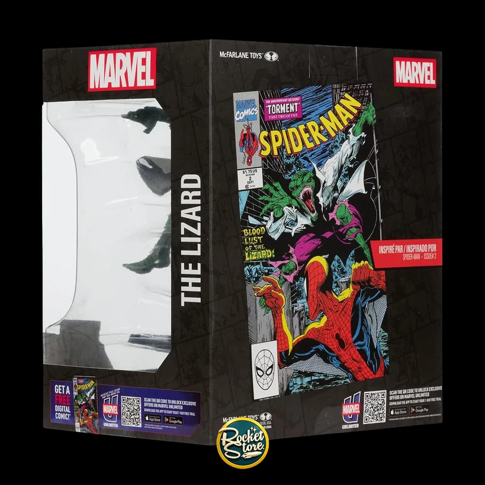 Figura The Lizard 1:10 con Diorama Spider-Man #2 - McFarlane Toys