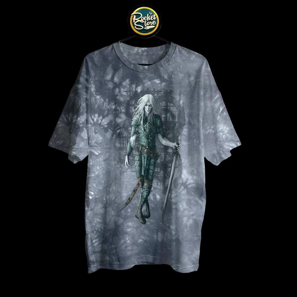 Camiseta Dungeons & Dragons - Drizzt Do'Urden Elfo Oscuro Tie-Dye