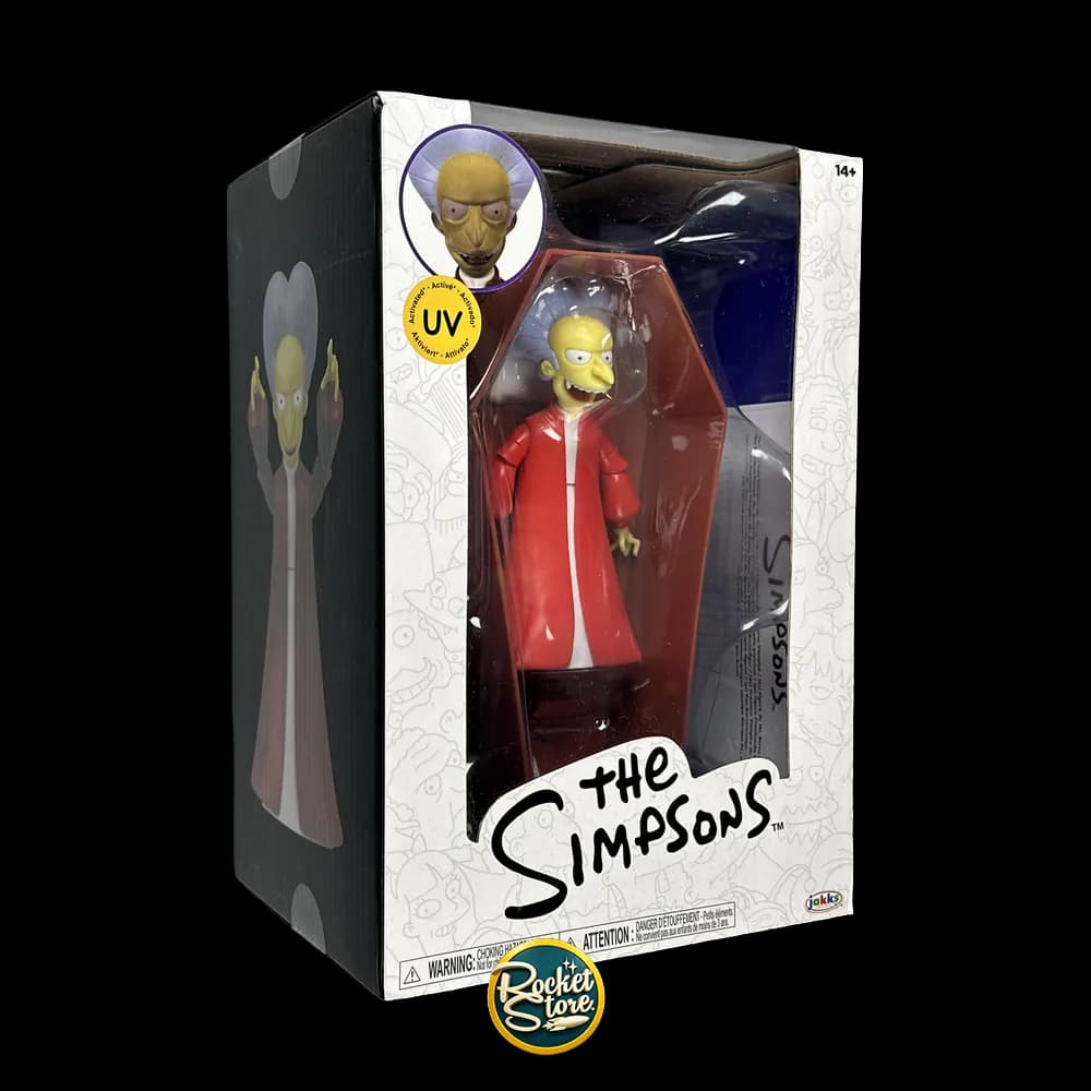 Figura Mr. Burns Vampiro Efecto UV - Los Simpson