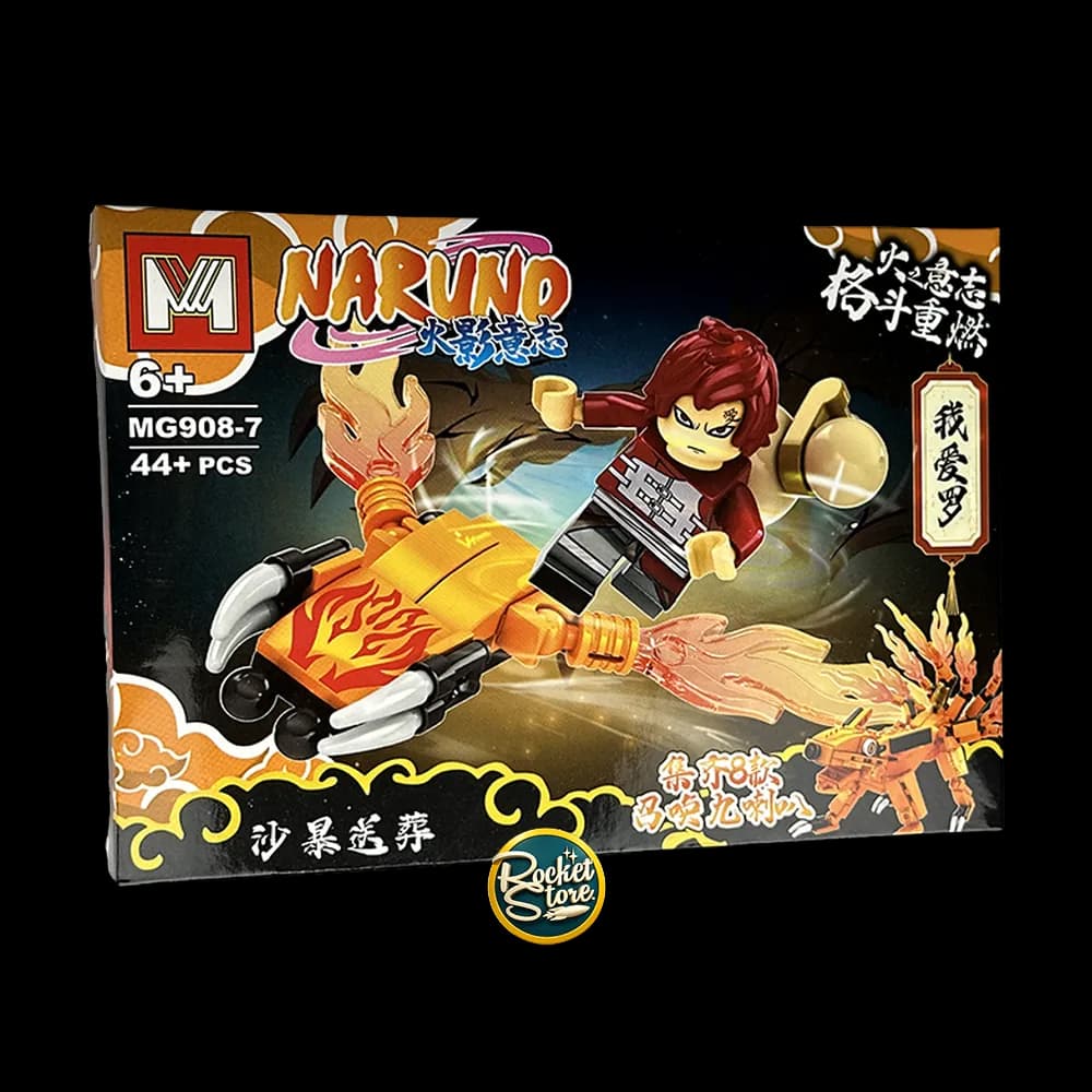 Set tipo LEGO Naruto Gaara del Desierto con Ataque de Arena