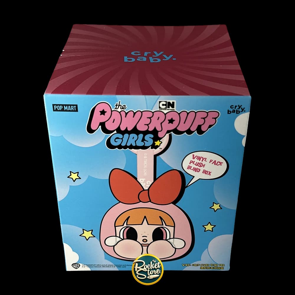 Peluche CRYBABY x Chicas Superpoderosas - Bombón Conejita (Pop Mart)