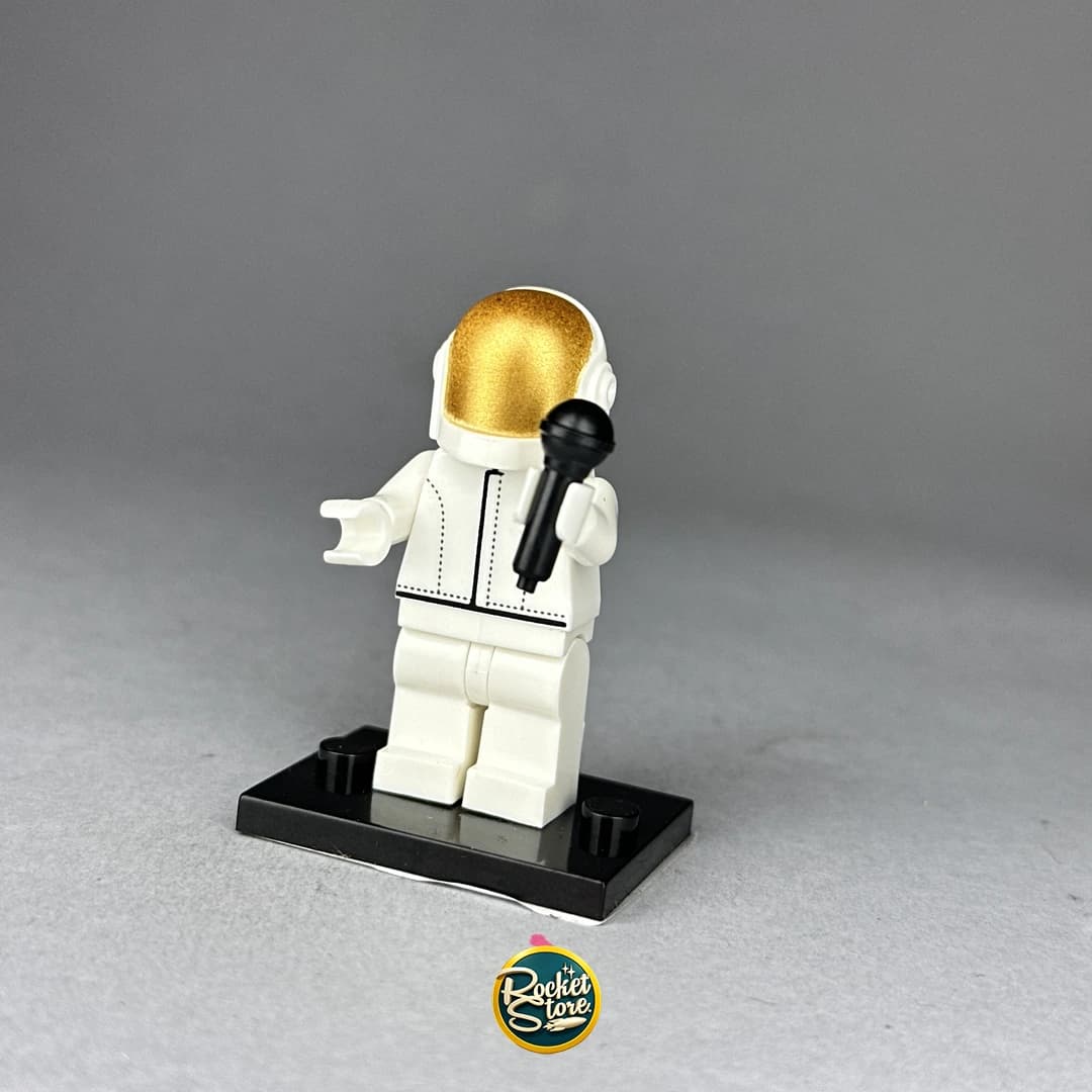 Minifigura tipo LEGO Daft Punk Thomas Bangalter con Visor Dorado