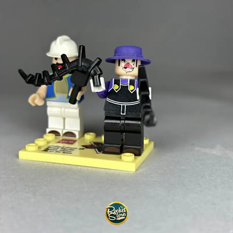 Set Dúo Minifiguras tipo LEGO Constructor y Mimo Sombra Steampunk