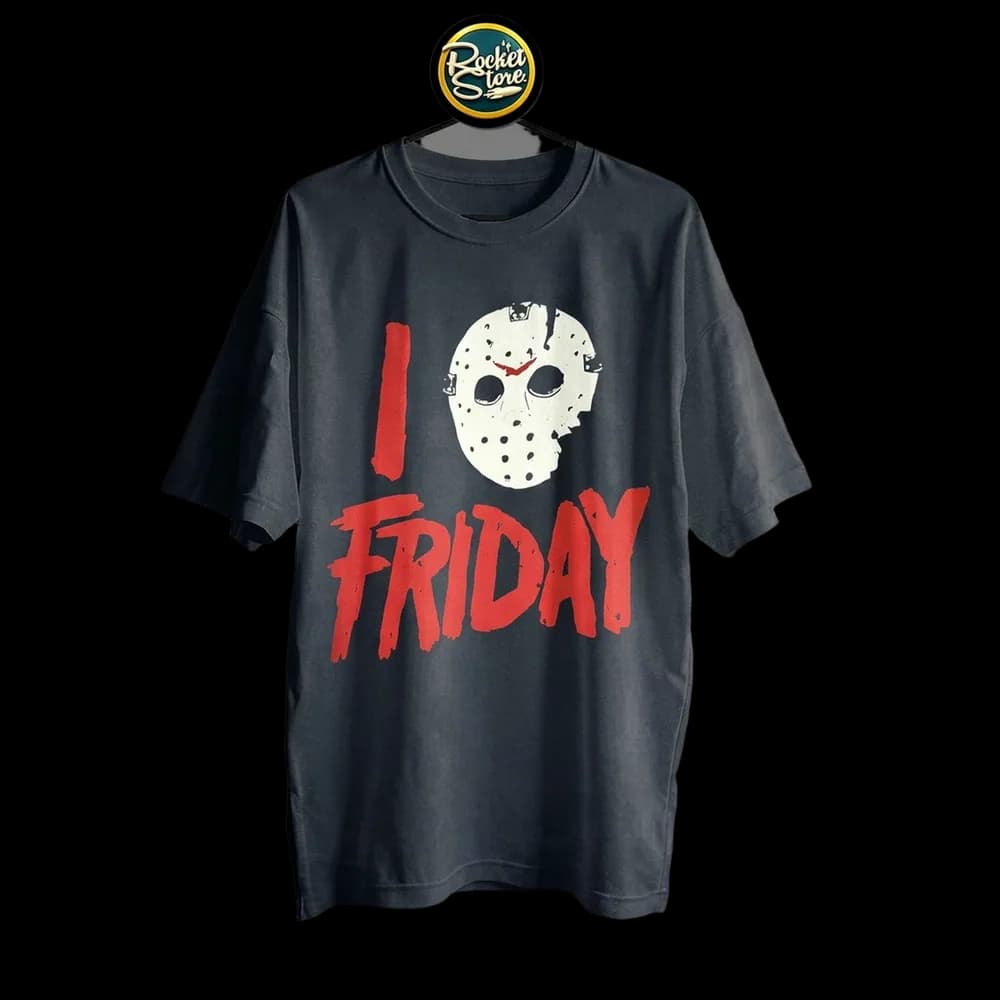 Camiseta Viernes 13 - I Heart Friday Jason Hockey Mask