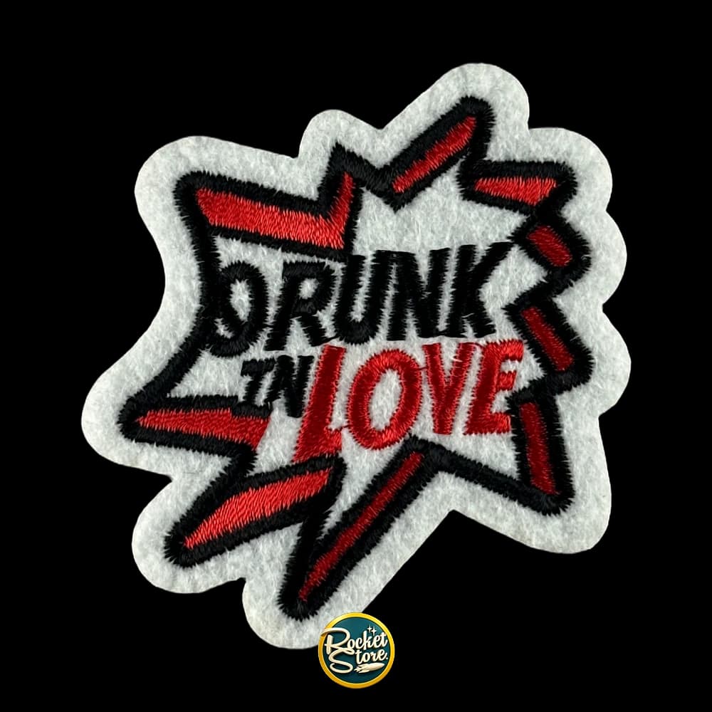 Parche Drunk in Love - Bocadillo Pop Art