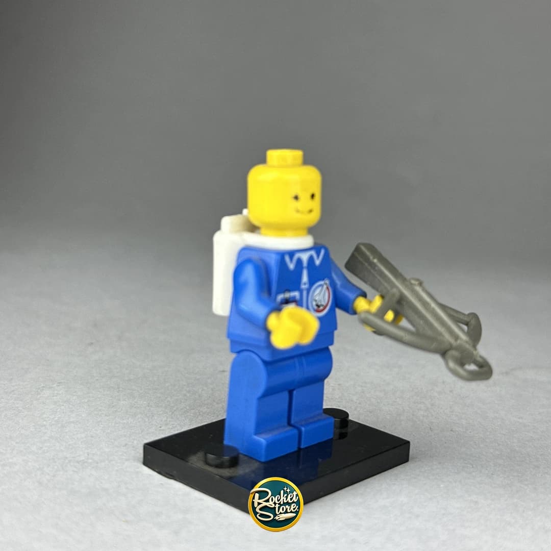 Minifigura tipo LEGO Arquero Medieval con Ballesta