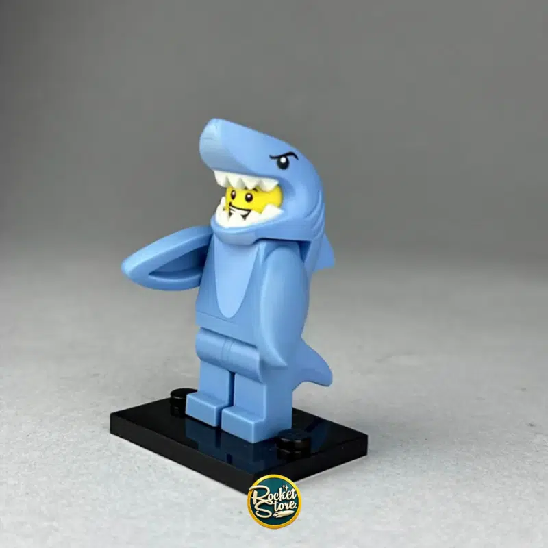 Minifigura LEGO Shark Suit Guy Hombre Tiburón Serie 15