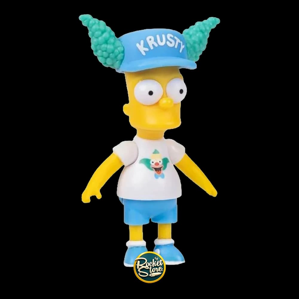 Figura Bart con Gorro de Krusty - Los Simpson Jakks
