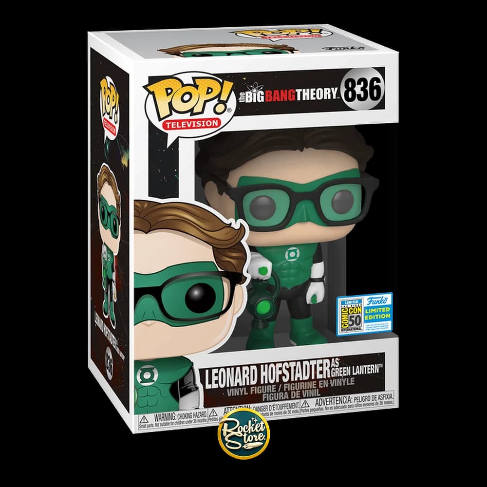 Funko Pop! TV The Big Bang Theory #836 - Leonard as Green Lantern
