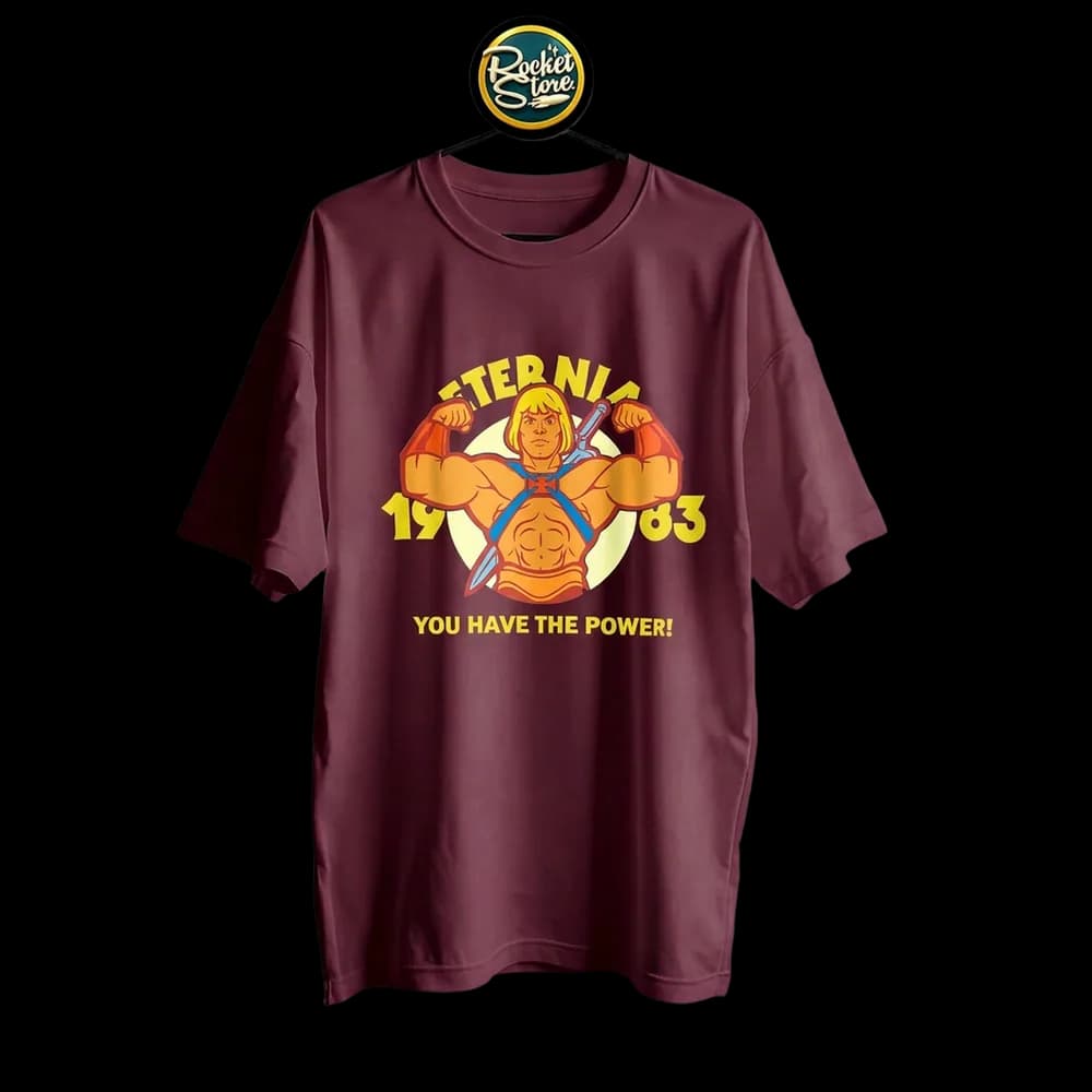 Camiseta He-Man - Eternia 1983 You Have The Power Vinotinto