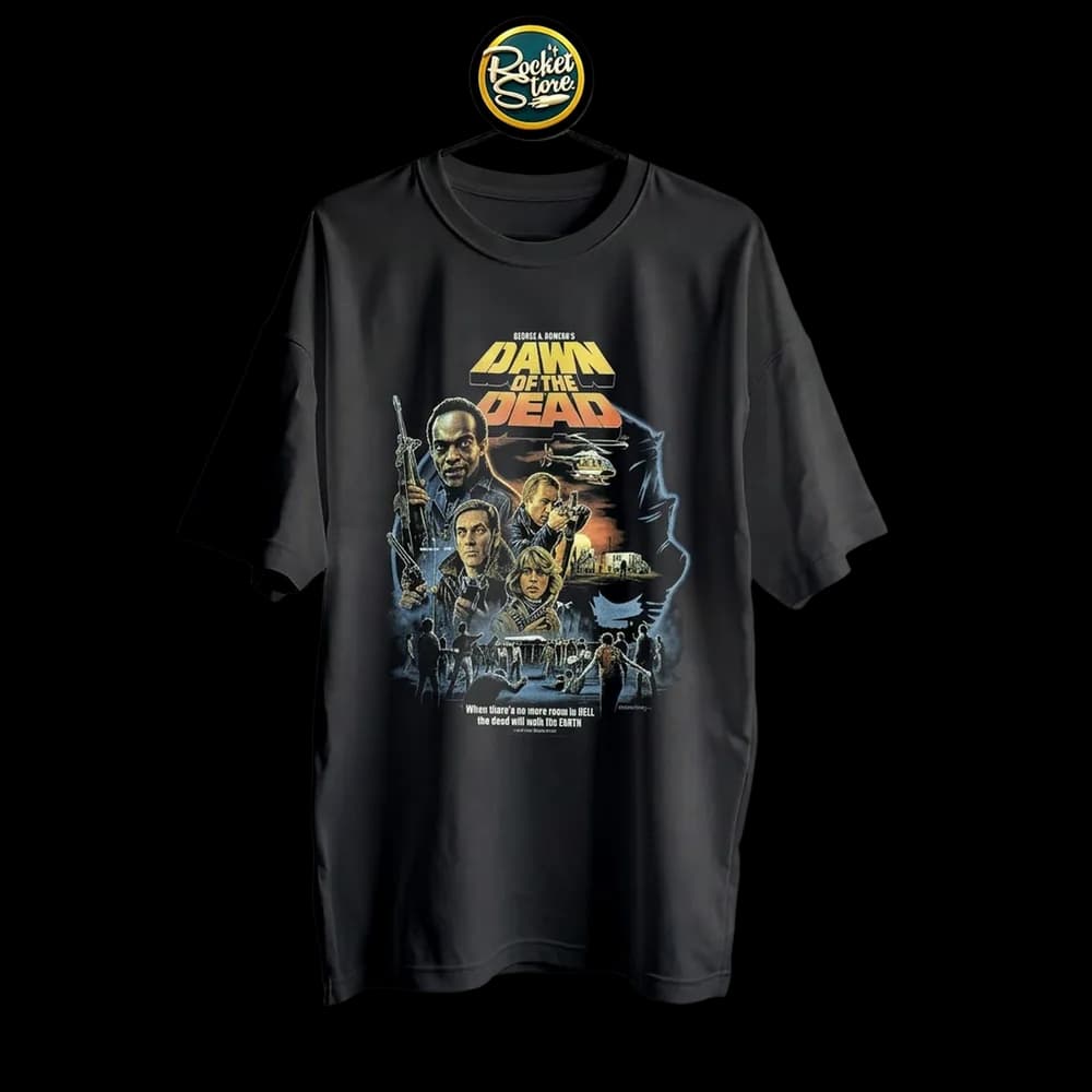 Camiseta Dawn of the Dead - George A. Romero 1978 Negro