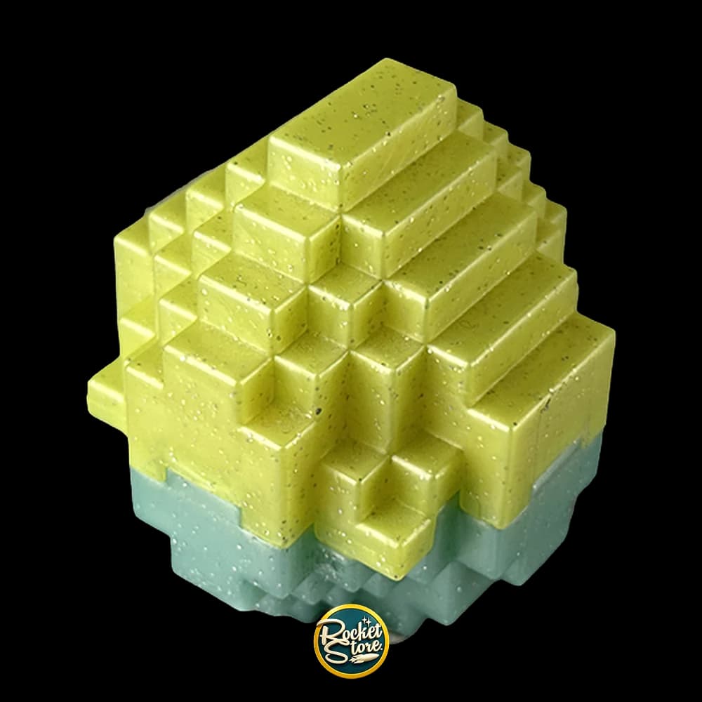 Figura Bloque Nugget Amarillo - Minecraft x McDonald's (Cajita Feliz)