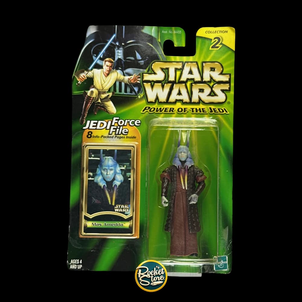 Star Wars Power of the Jedi - Mas Amedda con Jedi Force File (Hasbro 2001)