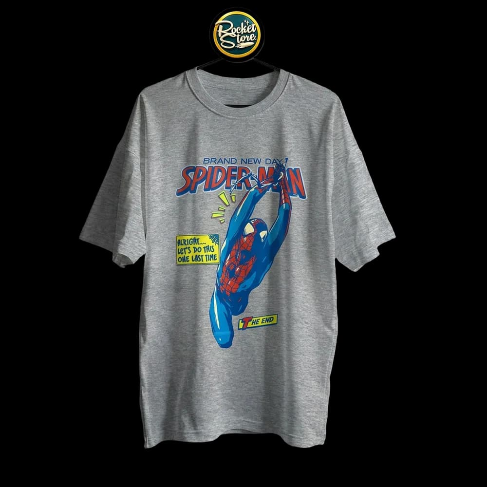 Camiseta Spider-Man - Brand New Day Diving Gris Jaspe