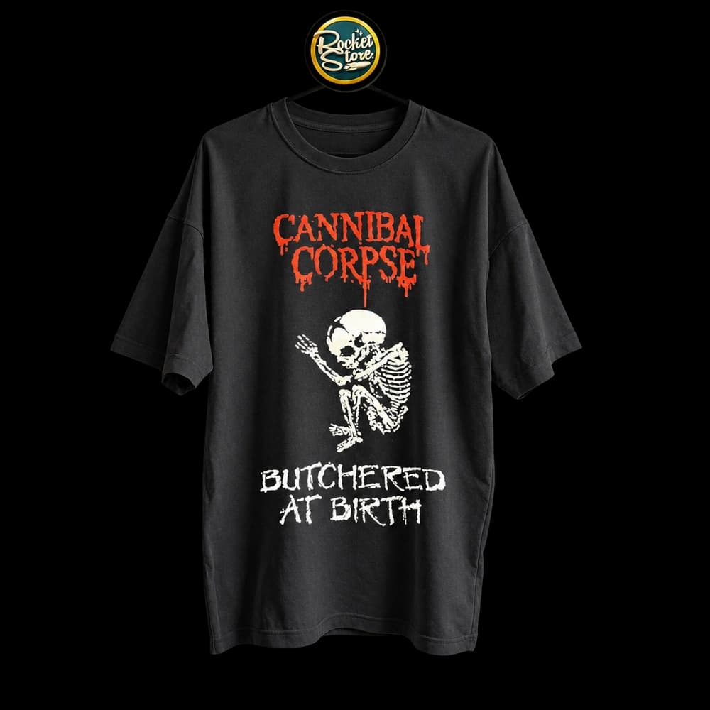 Camiseta Cannibal Corpse - Butchered at Birth Negro