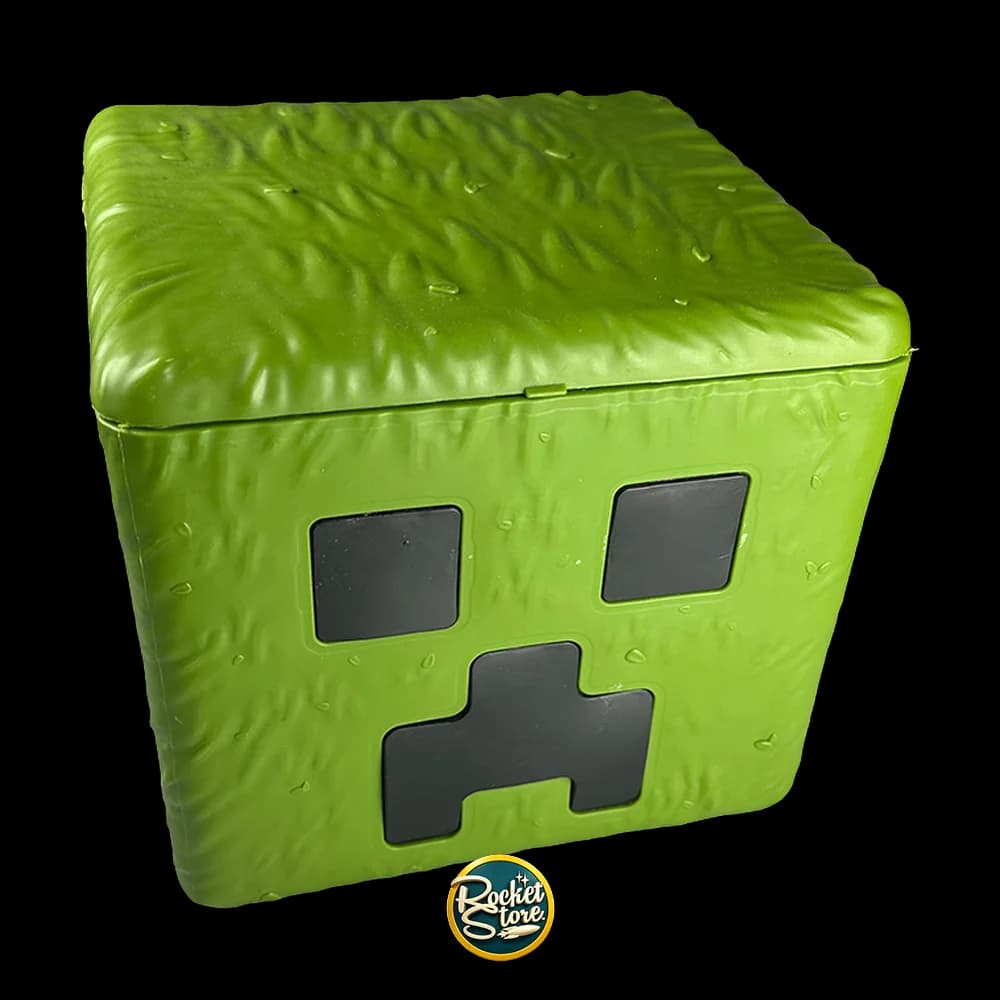 Palomera Cabeza de Creeper con Tapa - Minecraft