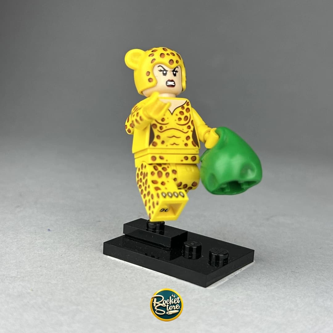Minifigura LEGO DC Comics Cheetah con Saco de Dinero