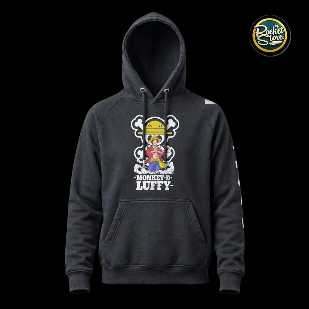Buzo Hoodie One Piece - Monkey D. Luffy Jolly Roger