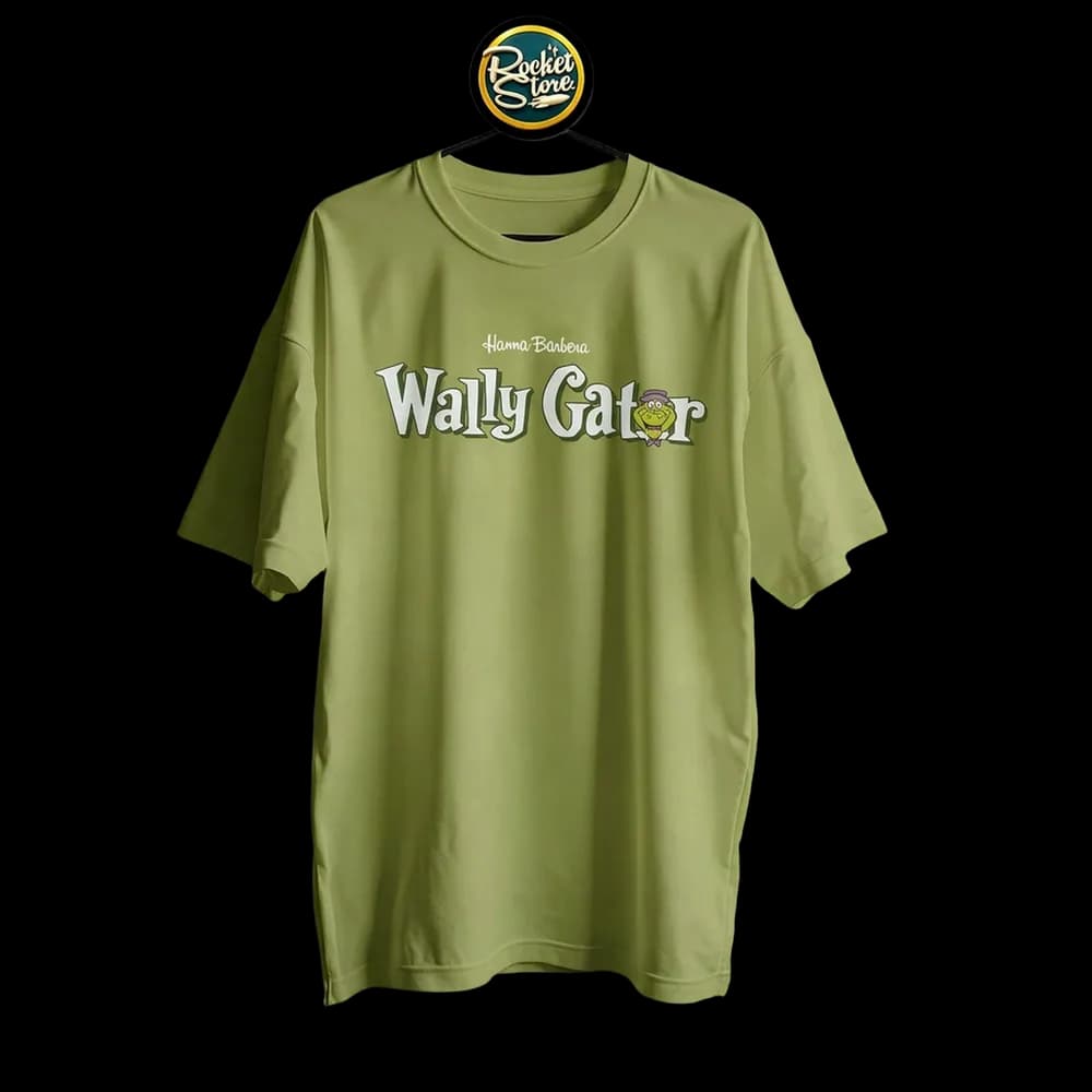 Camiseta El Lagarto Juancho - Wally Gator Verde Pistacho