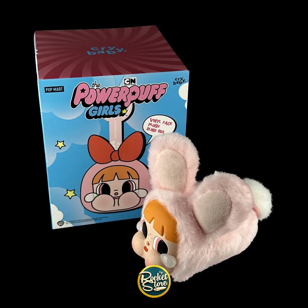 Peluche CRYBABY x Chicas Superpoderosas - Bombón Conejita (Pop Mart)