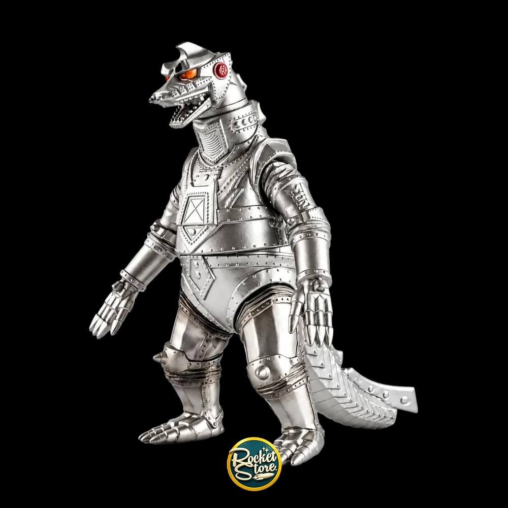 Figura Kaiju Mechagodzilla 1974 Plateado (7 Pulgadas)