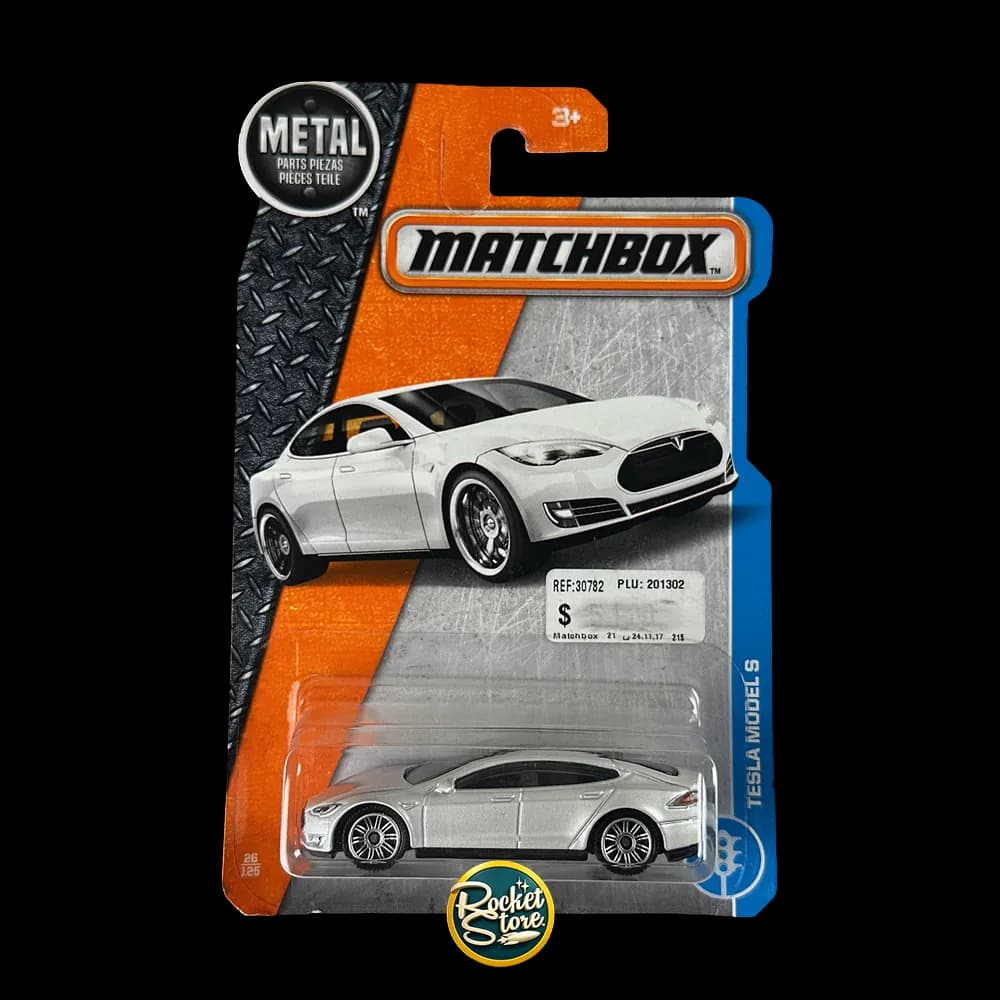 Matchbox Tesla Model S Blanco