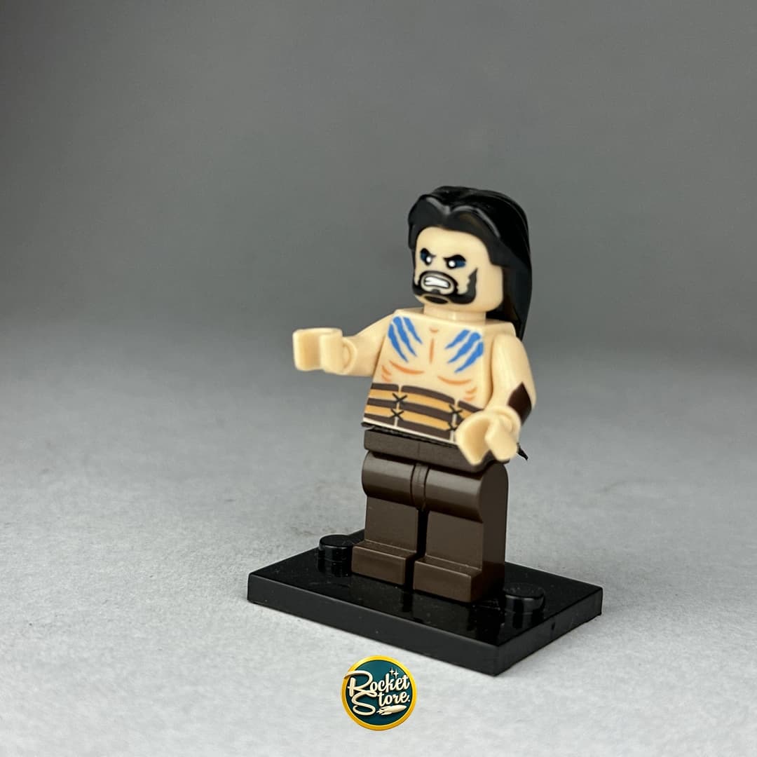 Minifigura tipo LEGO Khal Drogo con Tatuajes Dothraki