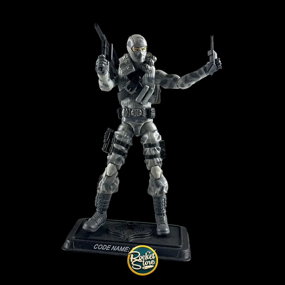 GI Joe Cobra Soldado Plateado 3.75"