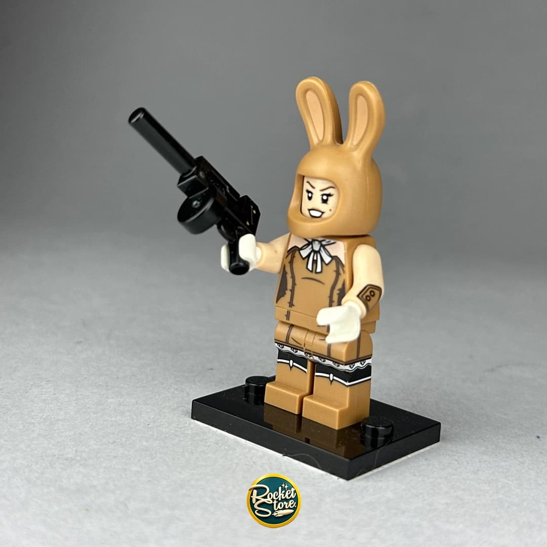 Minifigura LEGO March Harriet con Ametralladora Batman Movie