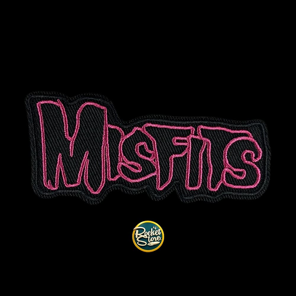 Parche Misfits - Logo Rosa Fucsia