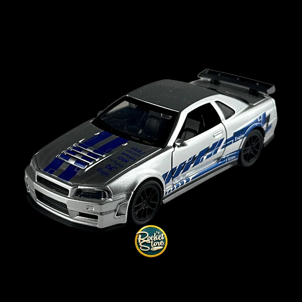 Nissan Skyline GT-R Plata Escala 1:32
