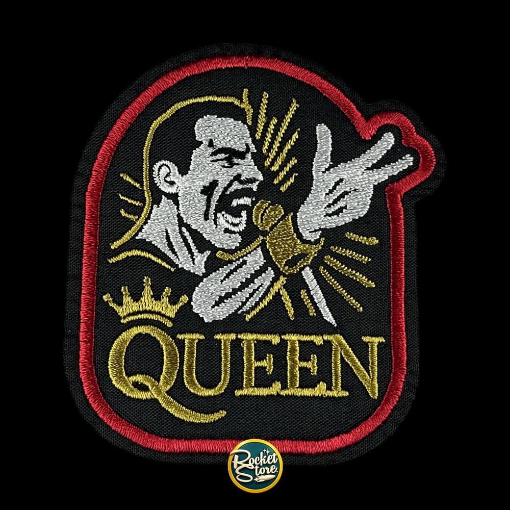 Parche Queen - Freddie Mercury con Corona