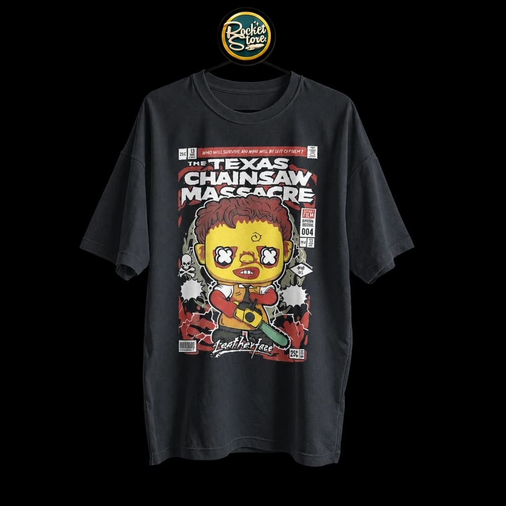 Camiseta The Texas Chainsaw Massacre - Leatherface Comic 004