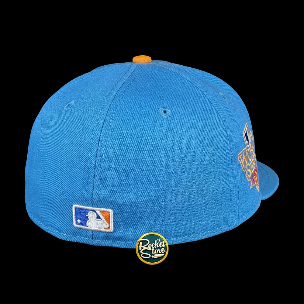 Gorra Miami Marlins MLB Bicolor (Azul Celeste / Visera Naranja / Fitted)