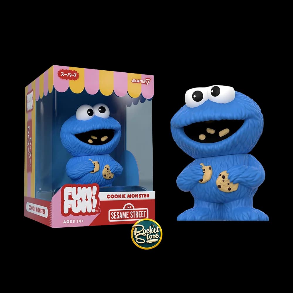 Figura de Vinilo Cookie Monster Fun! Fun! - Super7 Sesame Street