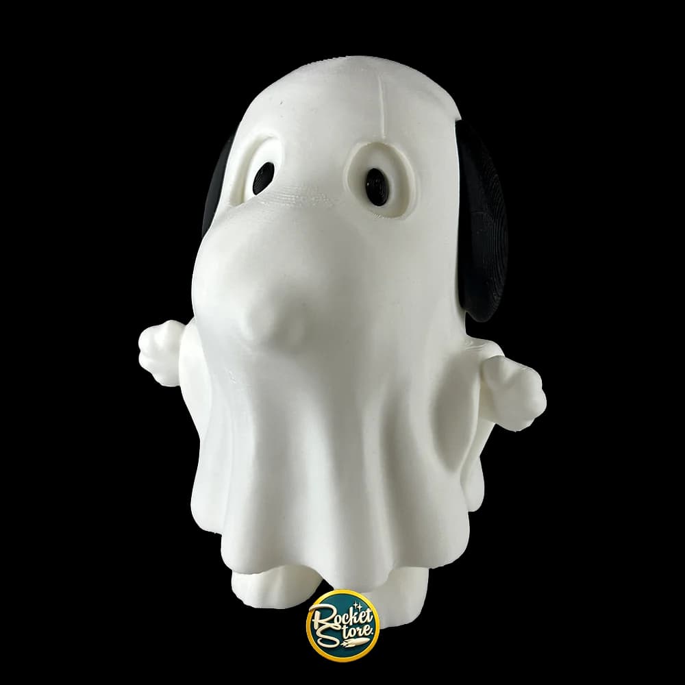 Figura 3D Snoopy Fantasma - Disfraz de Sábana Halloween (6 Pulgadas)