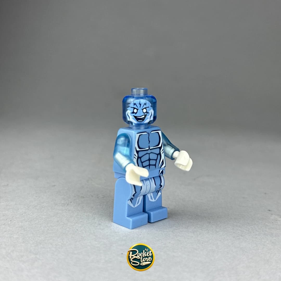 Minifigura LEGO Criatura de Hielo Traslúcida Serie 16