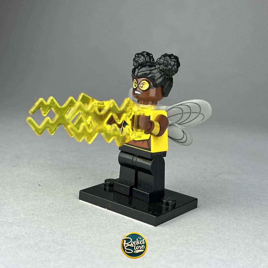 Minifigura LEGO DC Comics Bumblebee con Rayos