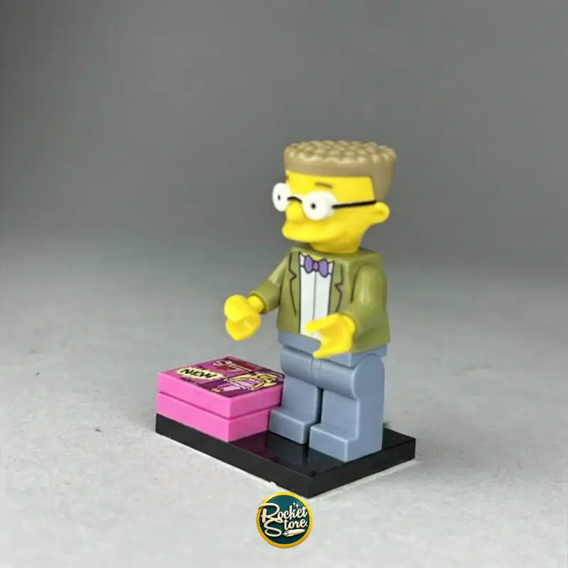 Minifigura LEGO The Simpsons Waylon Smithers con Caja Malibu Stacy