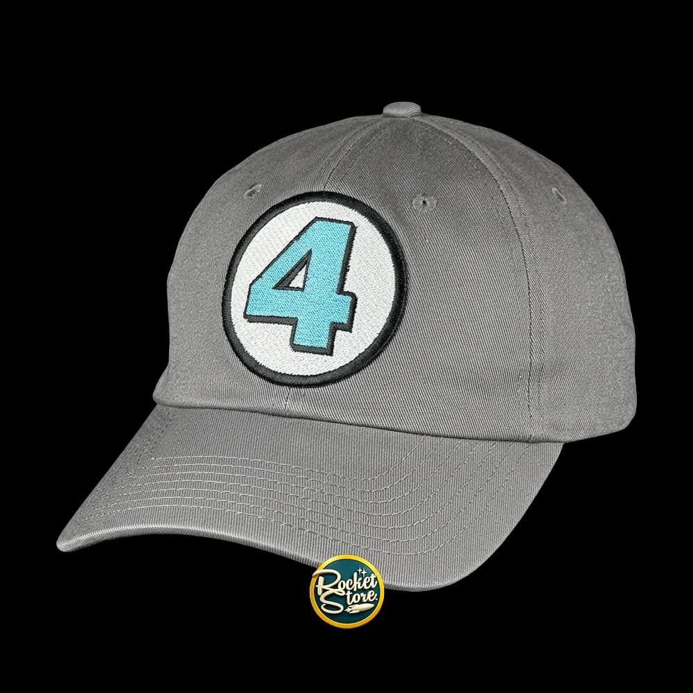 Gorra Fantastic Four Los Cuatro Fantásticos Marvel (Gris / Visera Curva)