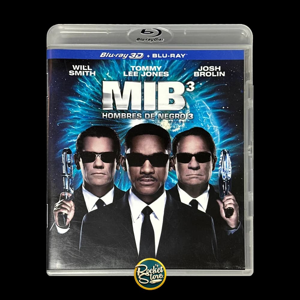 Blu-ray 3D + Blu-ray Hombres de Negro 3 (Men in Black 3) - portada