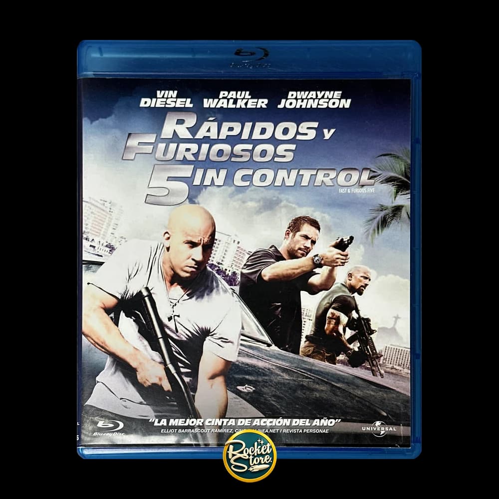 Blu-ray Rápidos y Furiosos 5: Sin Control (Fast Five) - portada