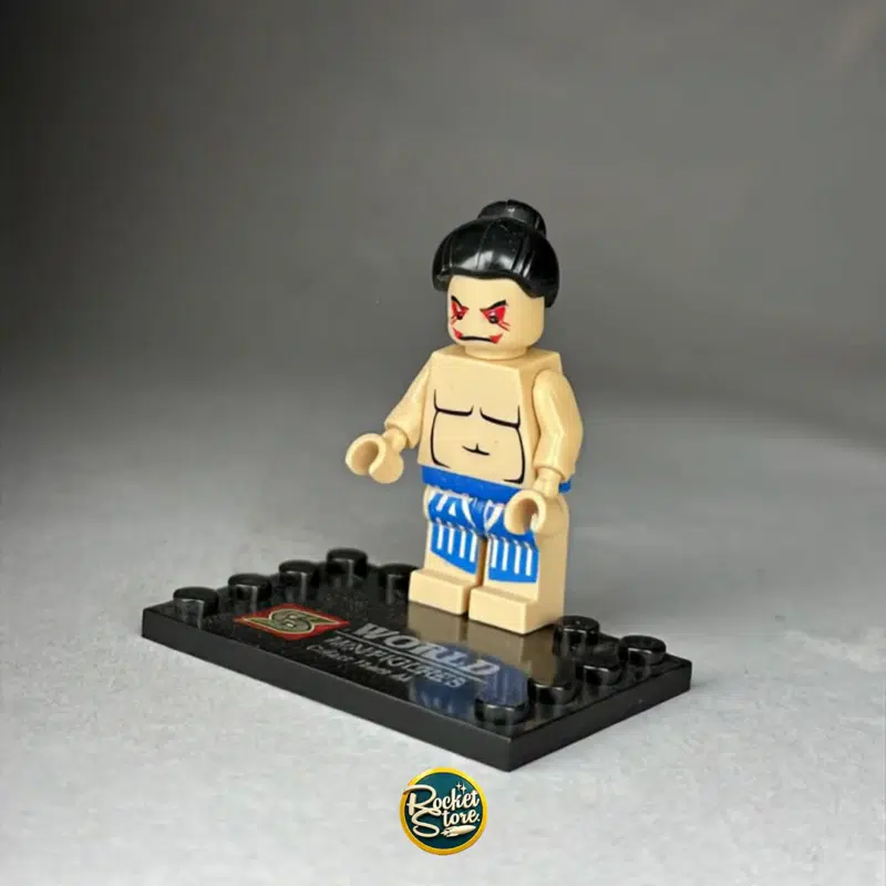 Minifigura tipo LEGO E. Honda Luchador de Sumo Street Fighter
