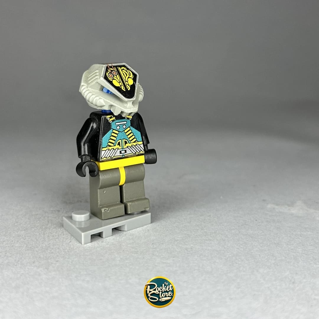 Minifigura tipo LEGO Guerrero de Máscara Tribal